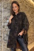 Shangri-La Longline Pocketed Shirt Jacket 2 /30 =